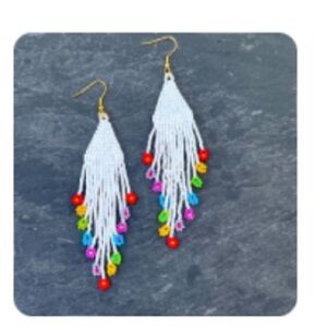 New Boho Flower Fringe Earrings